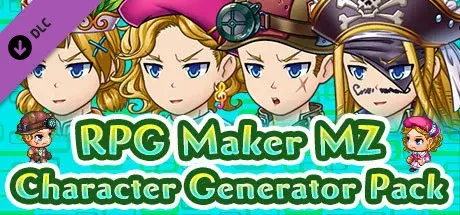 Okładka gry RPG Maker MZ - Character Generator Pack