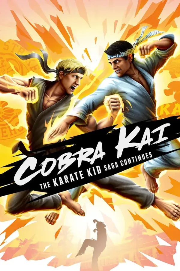 Okładka gry Cobra Kai: The Karate Kid Saga Continues