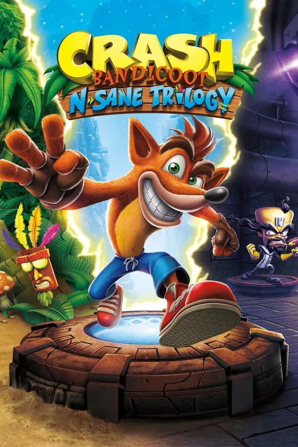 Okładka gry Crash Bandicoot N. Sane Trilogy