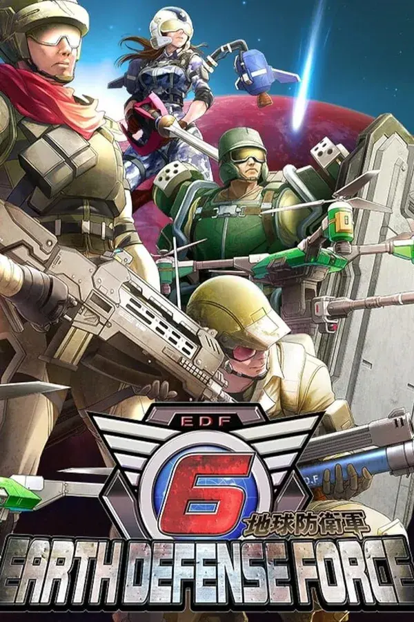 Okładka gry EARTH DEFENSE FORCE 6