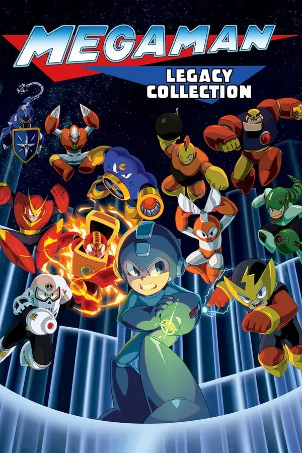 Okładka gry Mega Man Legacy Collection