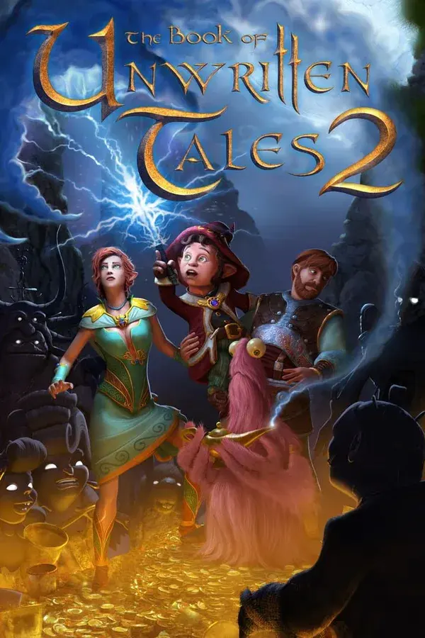 Okładka gry The Book of Unwritten Tales 2