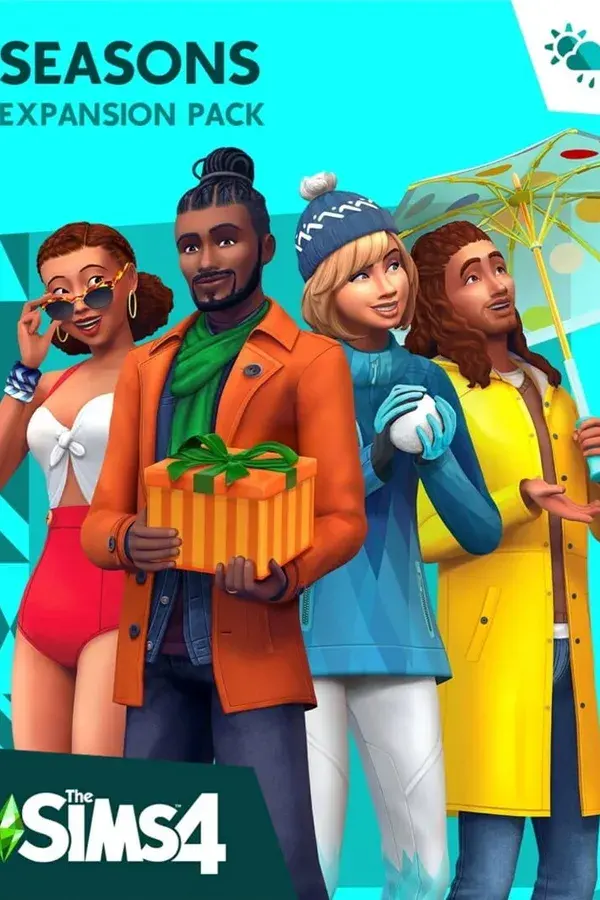 Okładka gry The Sims 4: Seasons