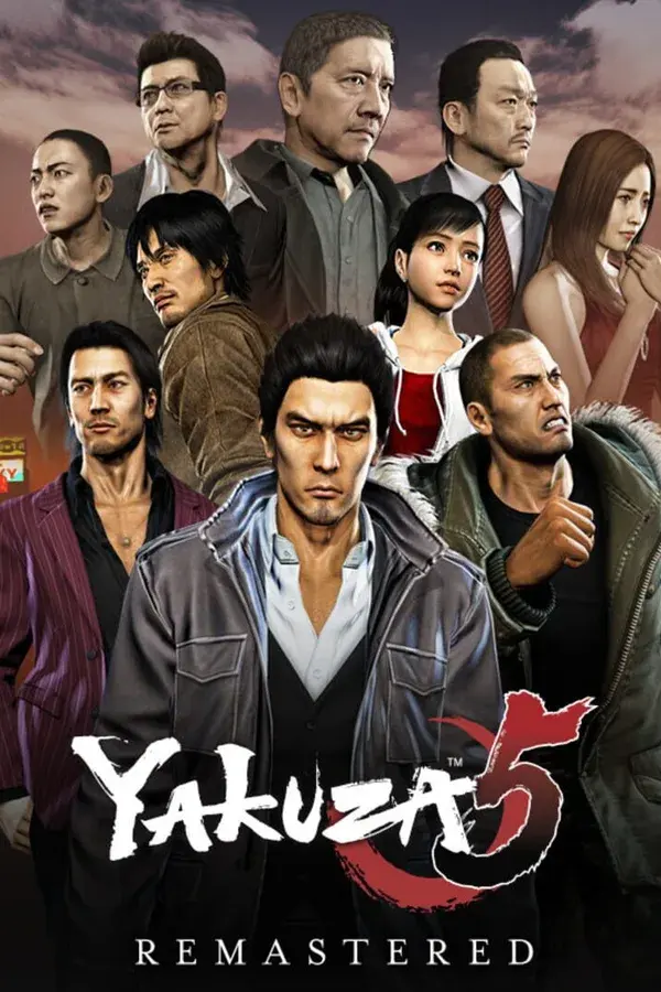 Okładka gry Yakuza 5 Remastered