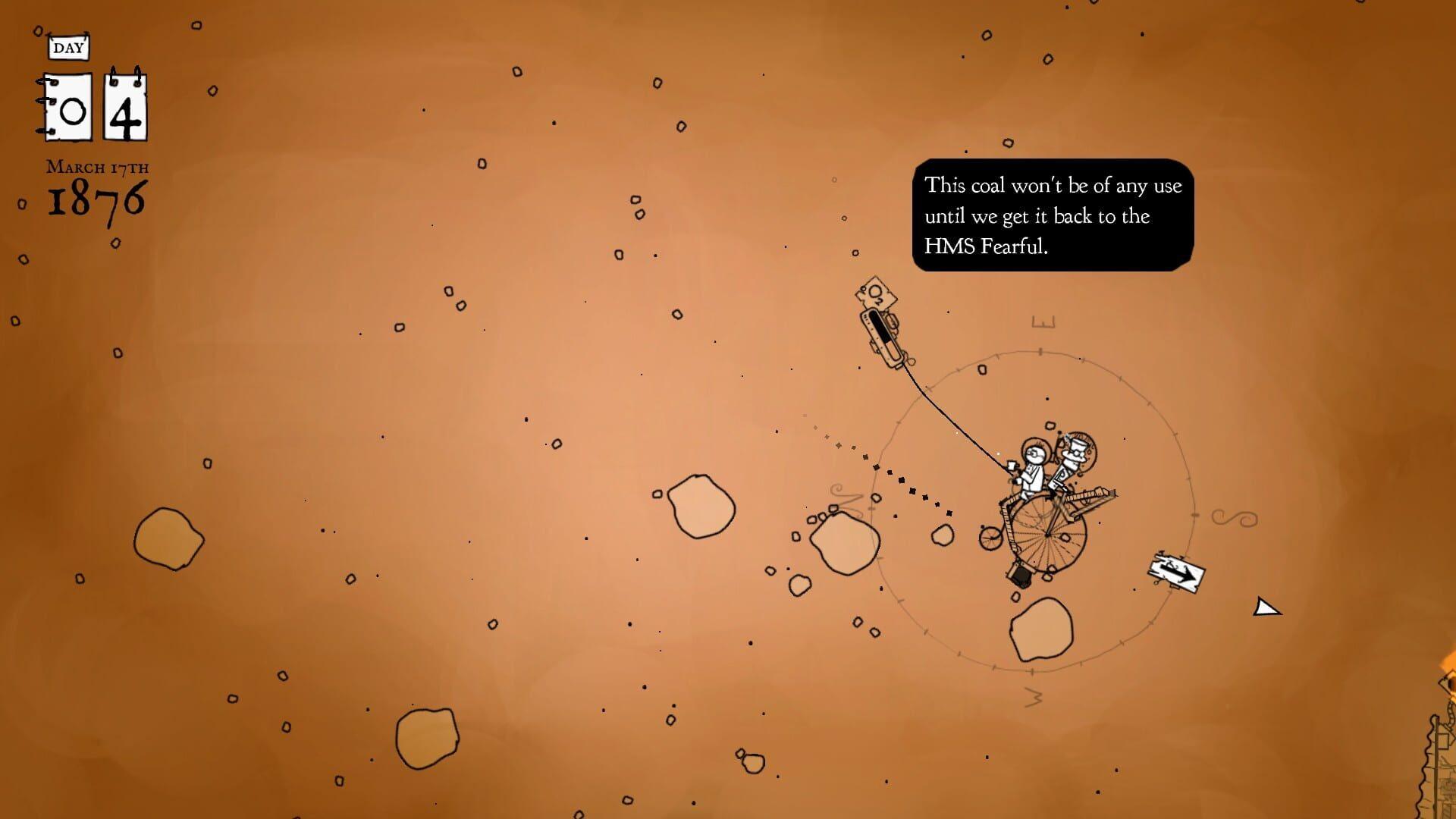 39 Days to Mars - akcja w grze