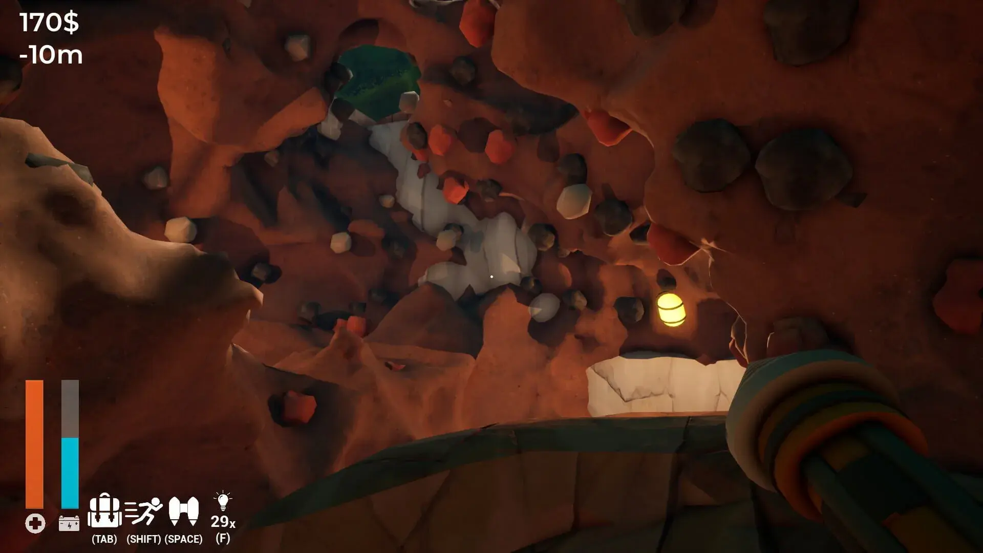 A Game About Digging A Hole - akcja w grze