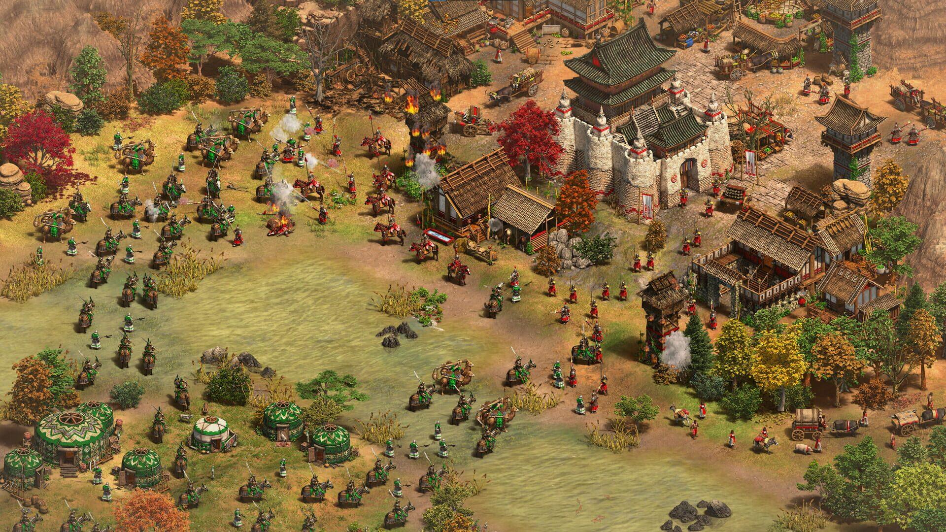 Age of Empires II: DE - The Three Kingdoms - akcja w grze