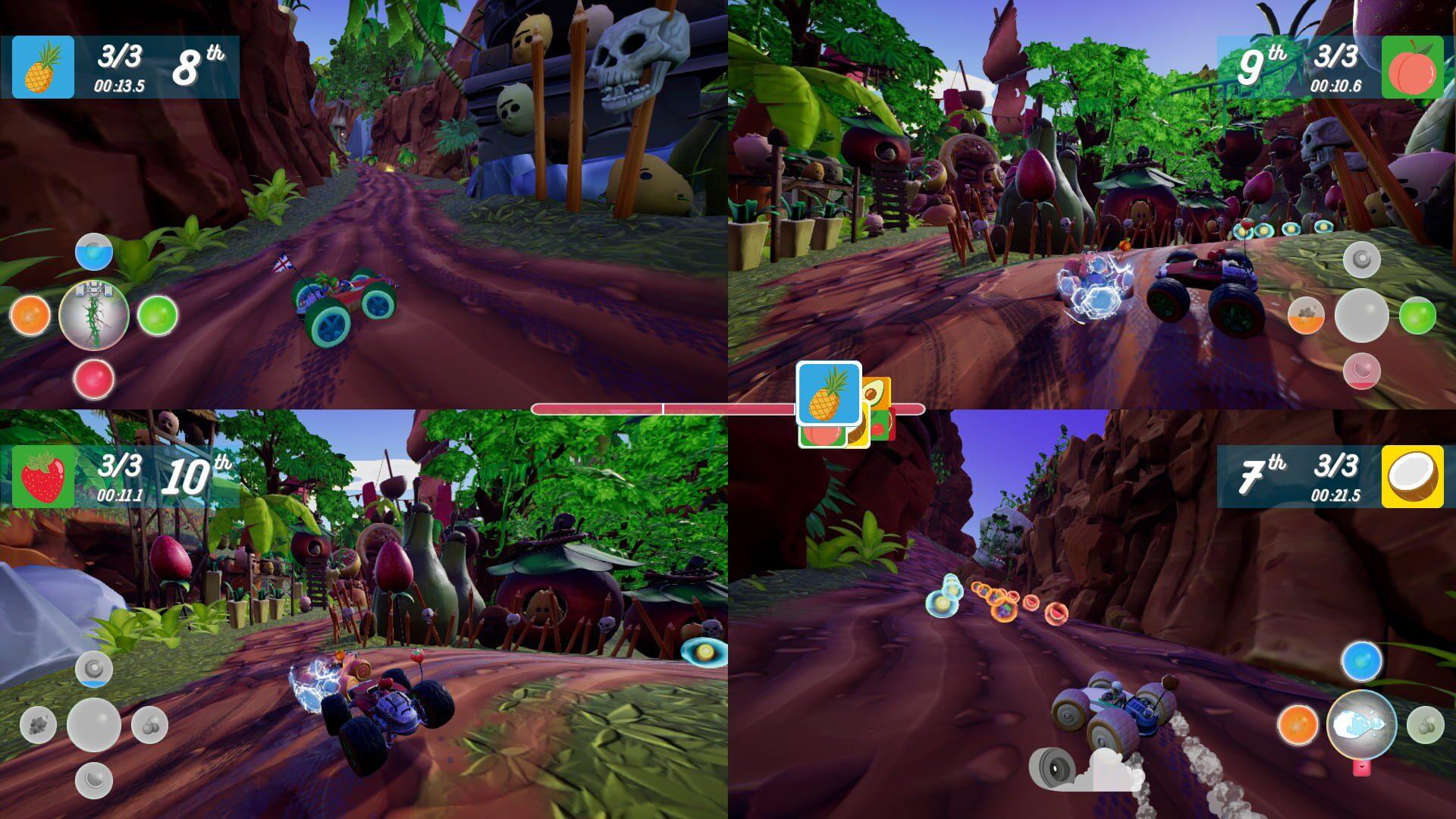 All-Star Fruit Racing - screenshot wysokiej jakości