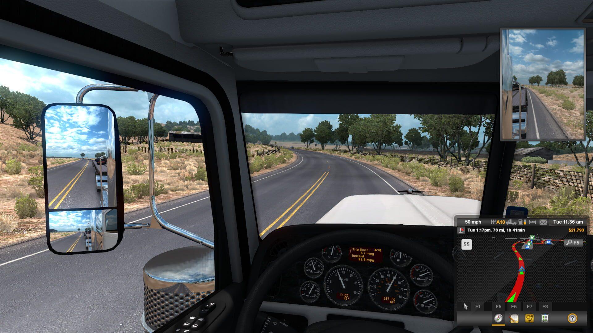 American Truck Simulator - obrazek z gry