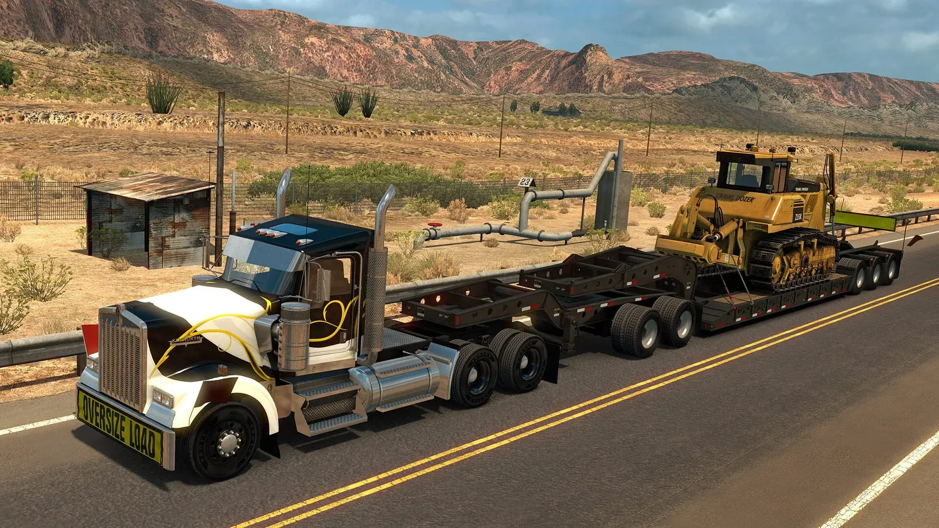 American Truck Simulator: Heavy Cargo Pack - główny screenshot z gry