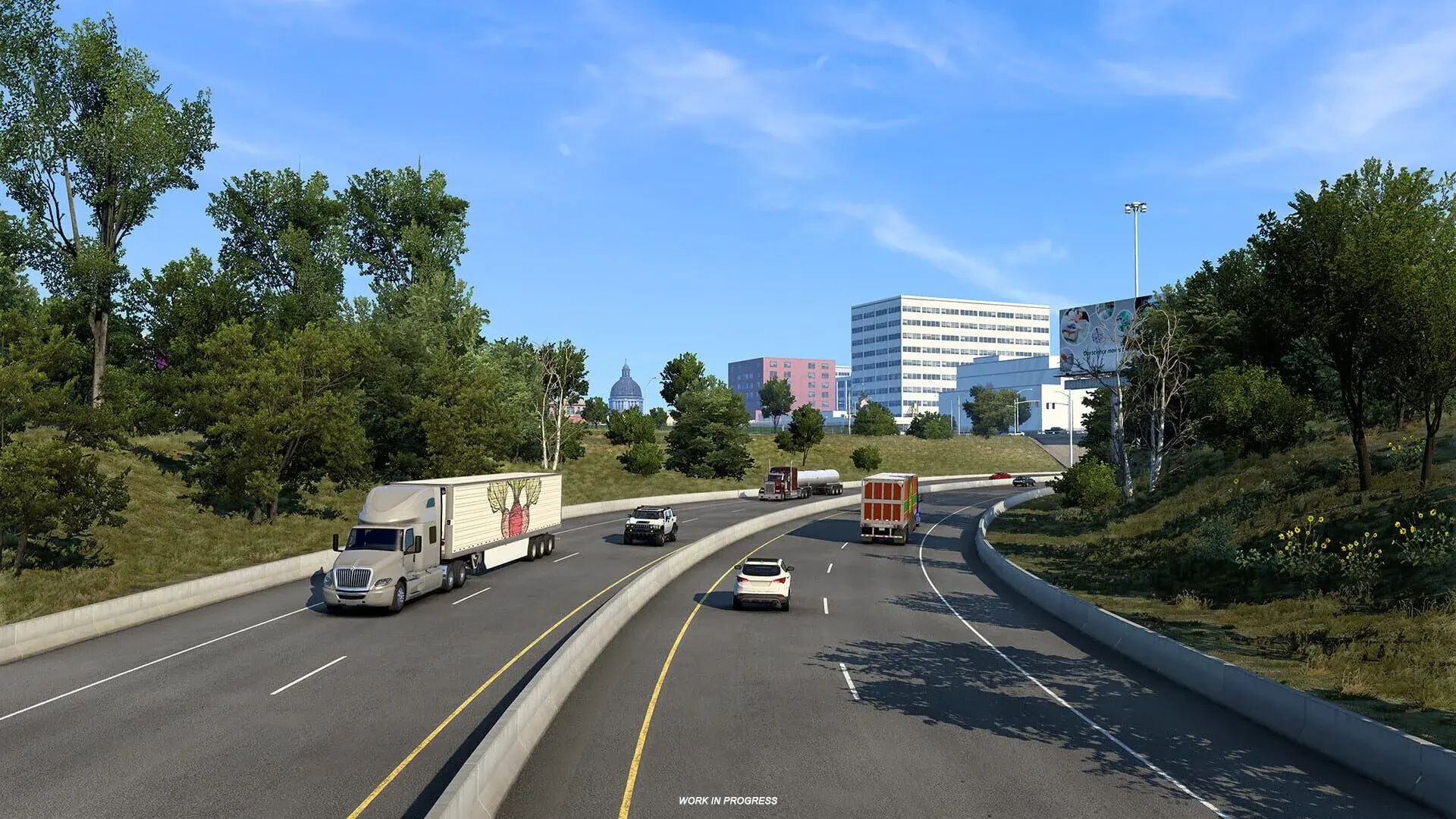 American Truck Simulator: Kansas - akcja w grze
