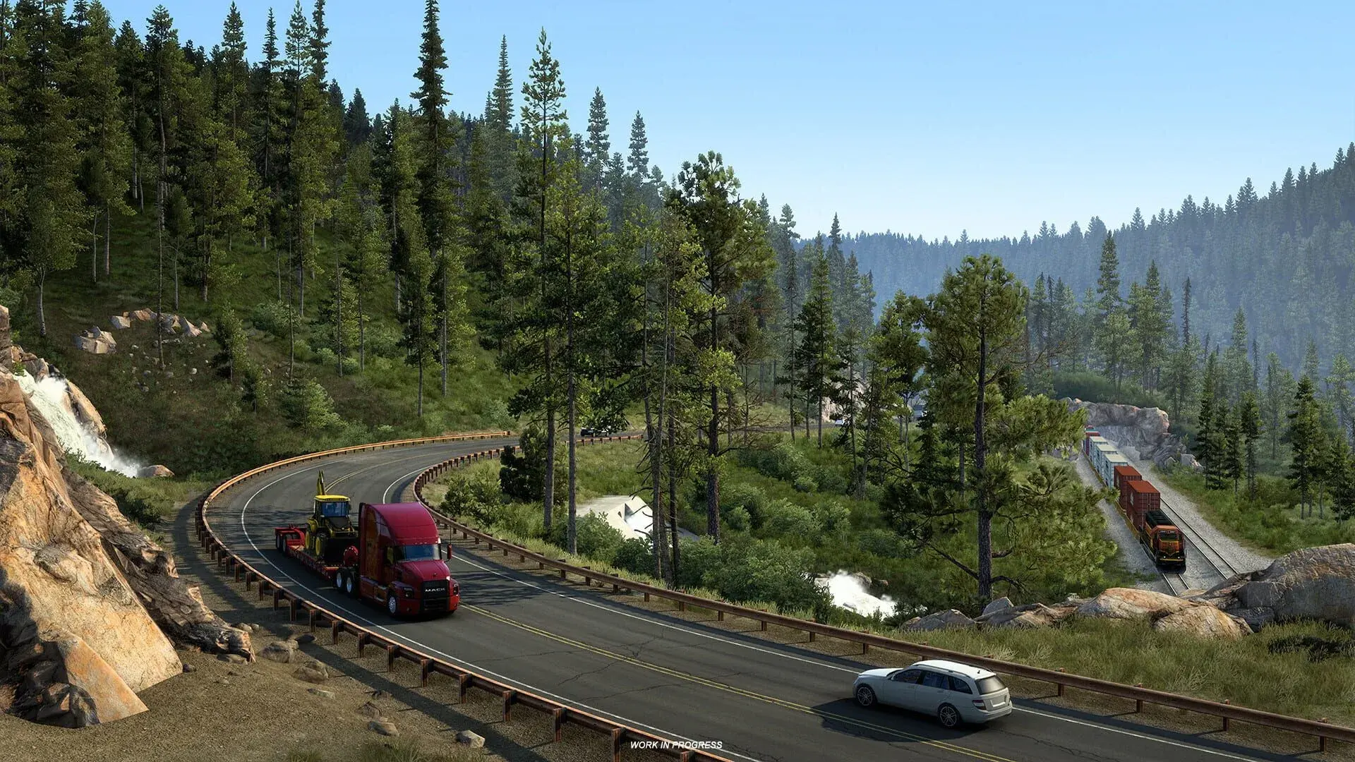 American Truck Simulator: Montana - akcja w grze