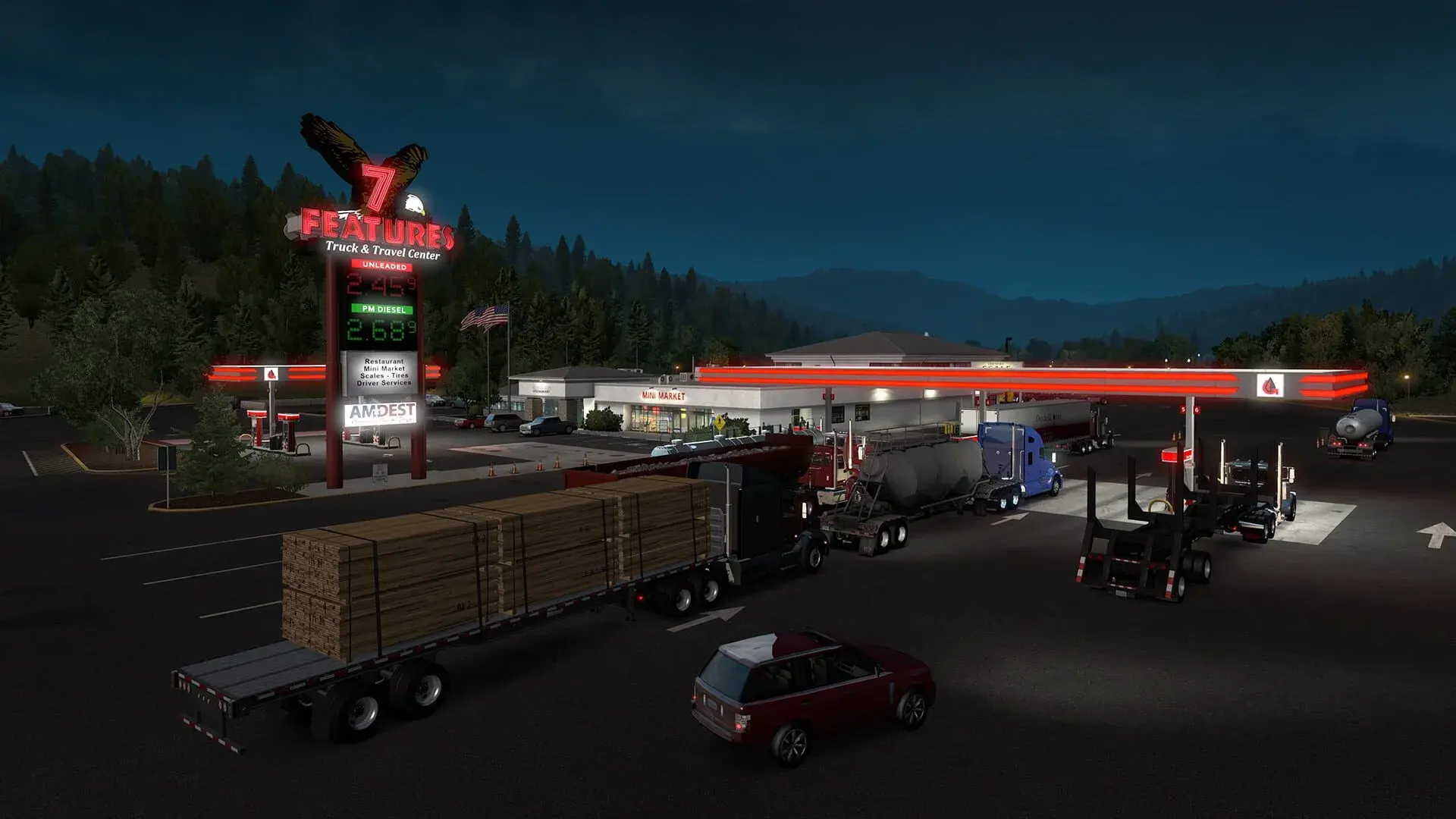 American Truck Simulator: Oregon - świat gry, lokacja