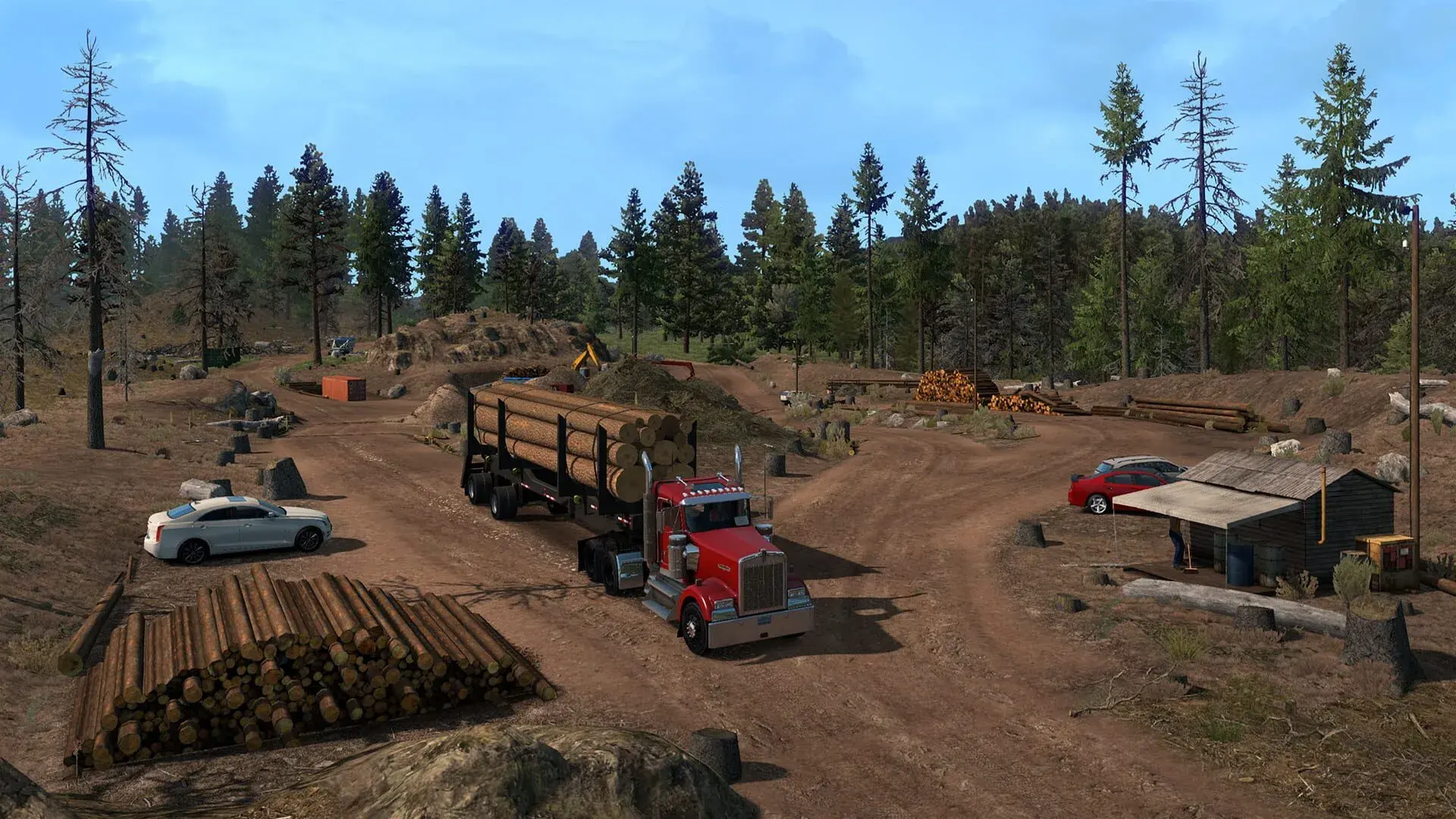 American Truck Simulator: Oregon - akcja w grze
