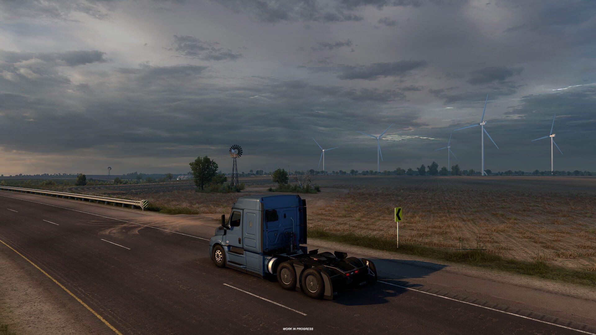 American Truck Simulator: Texas - akcja w grze