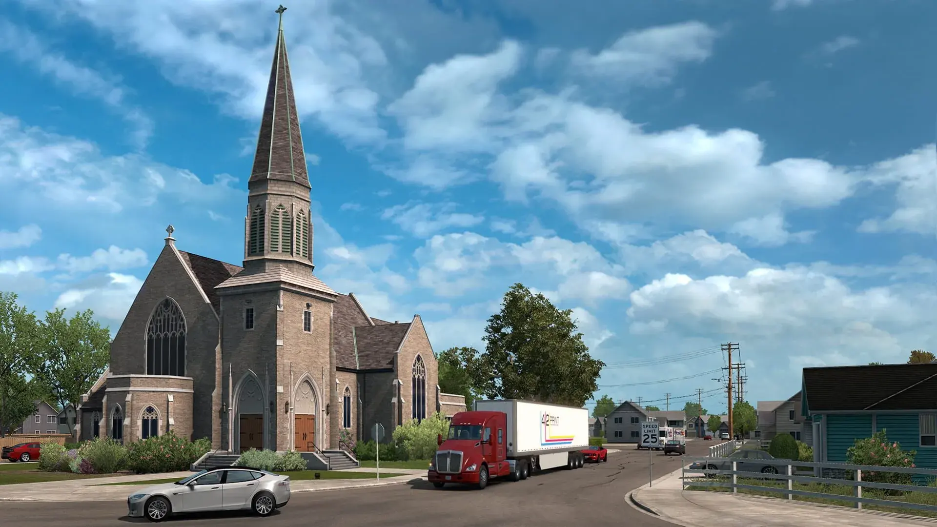 American Truck Simulator: Washington - akcja w grze