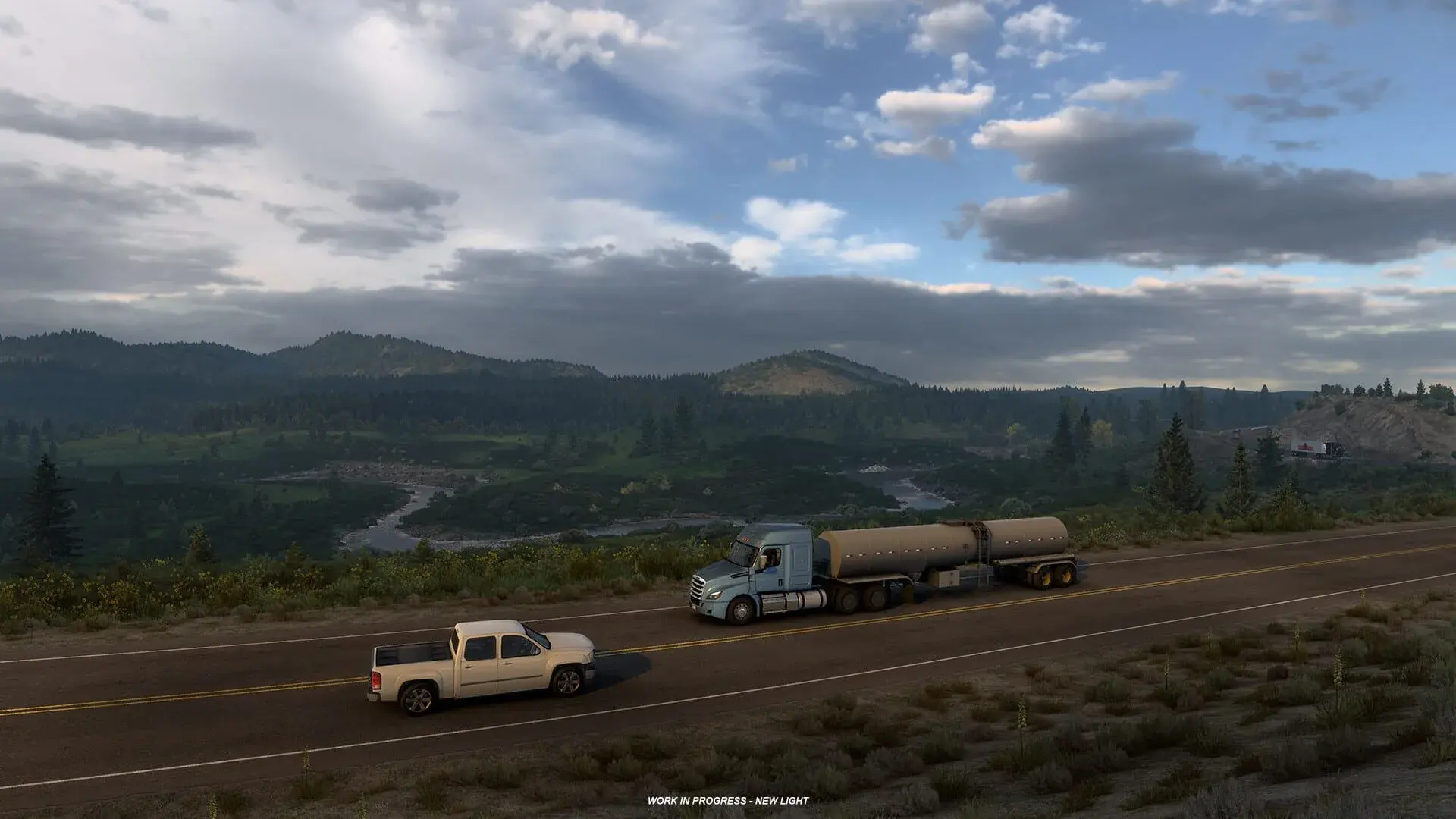 American Truck Simulator: Wyoming - główny screenshot z gry