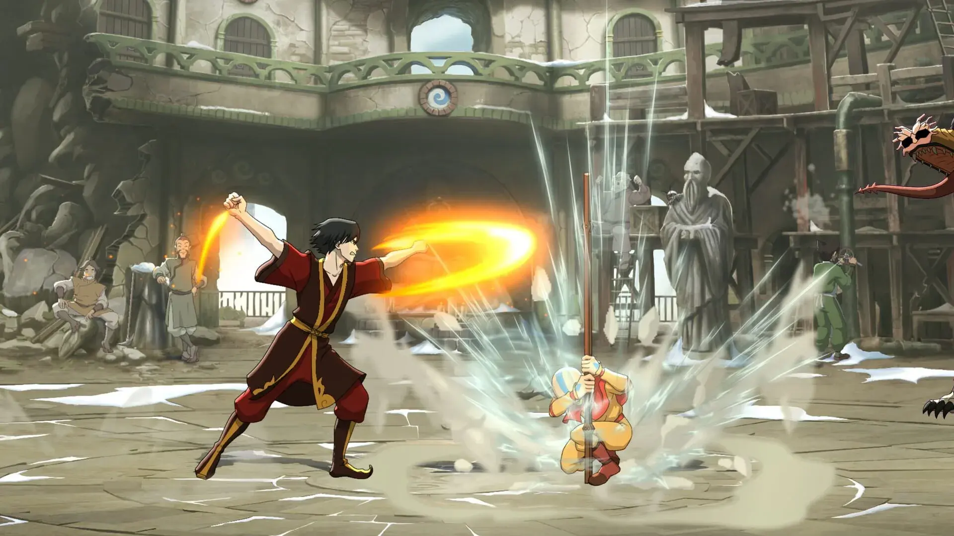 Avatar Legends: The Fighting Game - główny screenshot z gry