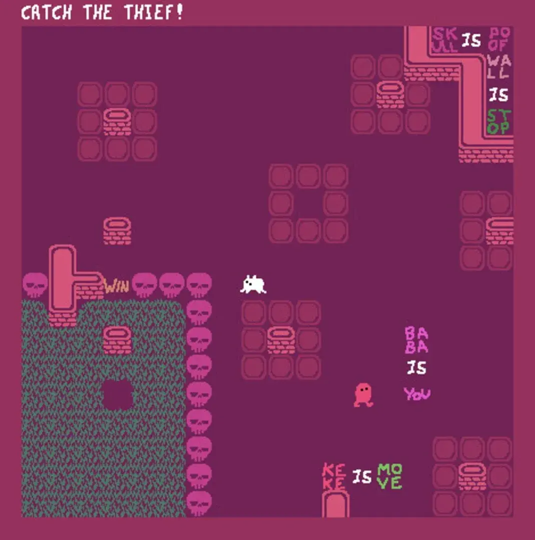 Baba Is You - główny screenshot z gry