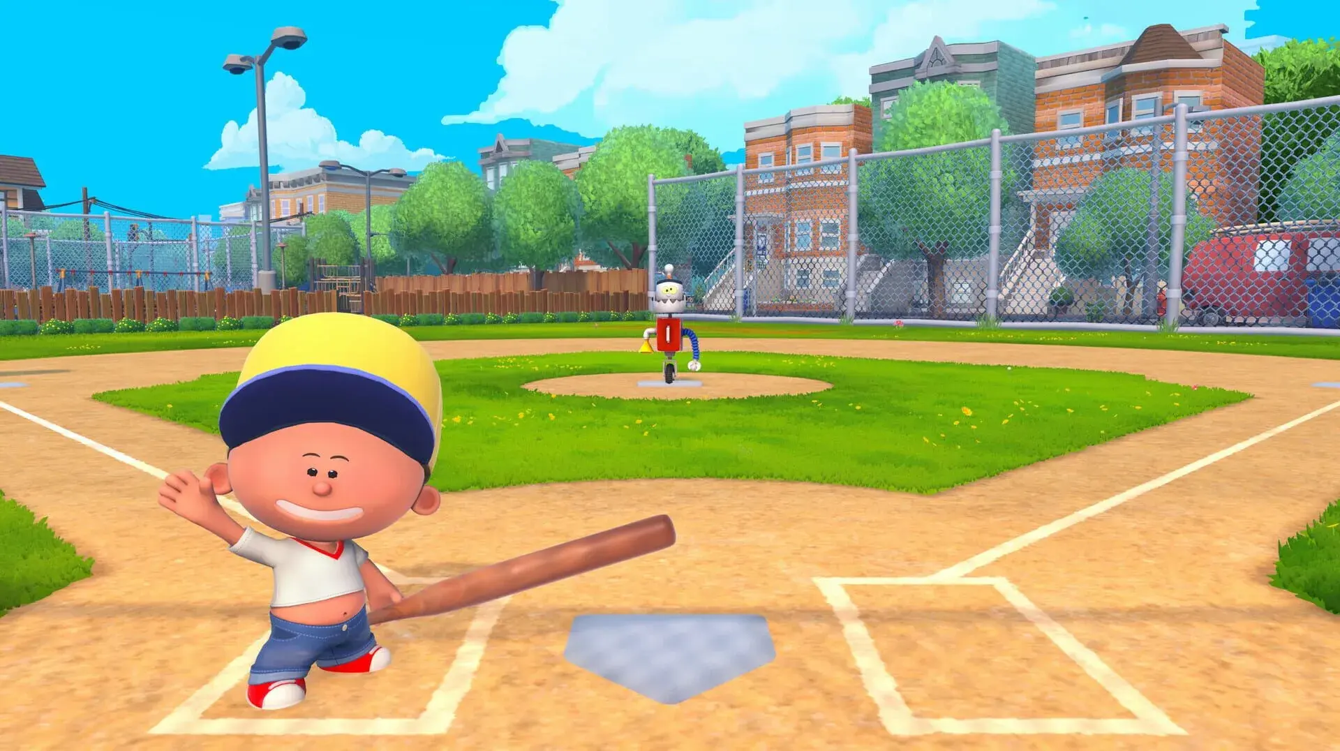 Backyard Baseball - główny screenshot z gry