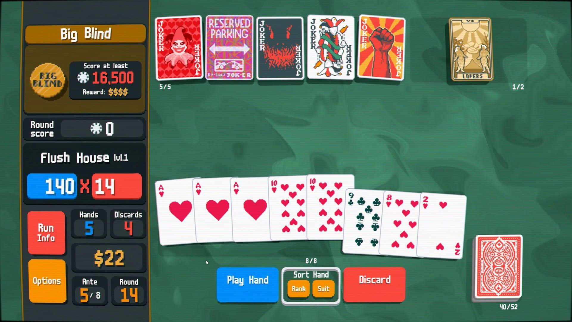 Balatro (PS5) - gameplay screenshot