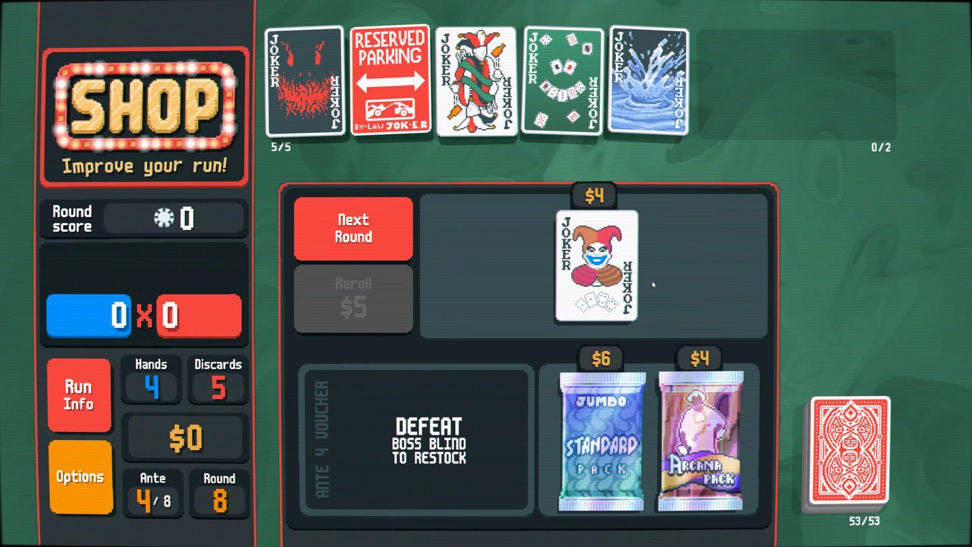 Balatro (Xbox Series & PC) - gameplay screenshot