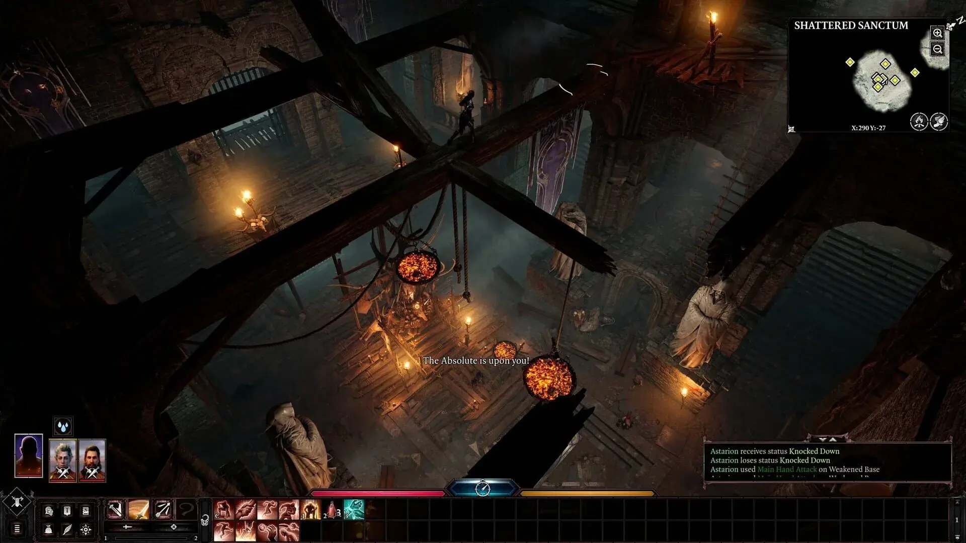 Baldur's Gate III - akcja w grze