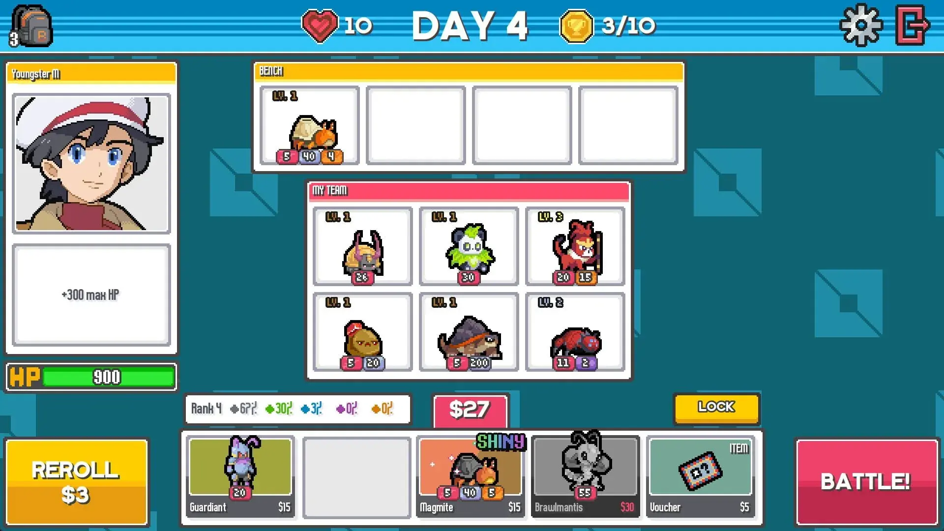 Batomon Showdown - główny screenshot z gry