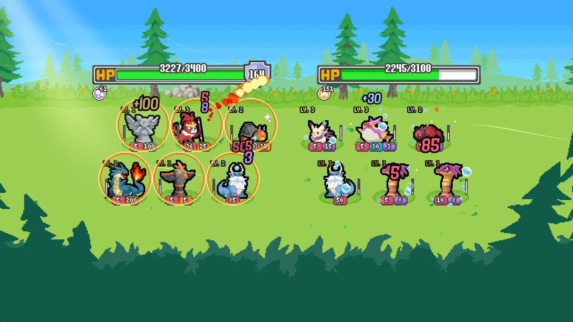 Batomon Showdown - akcja w grze