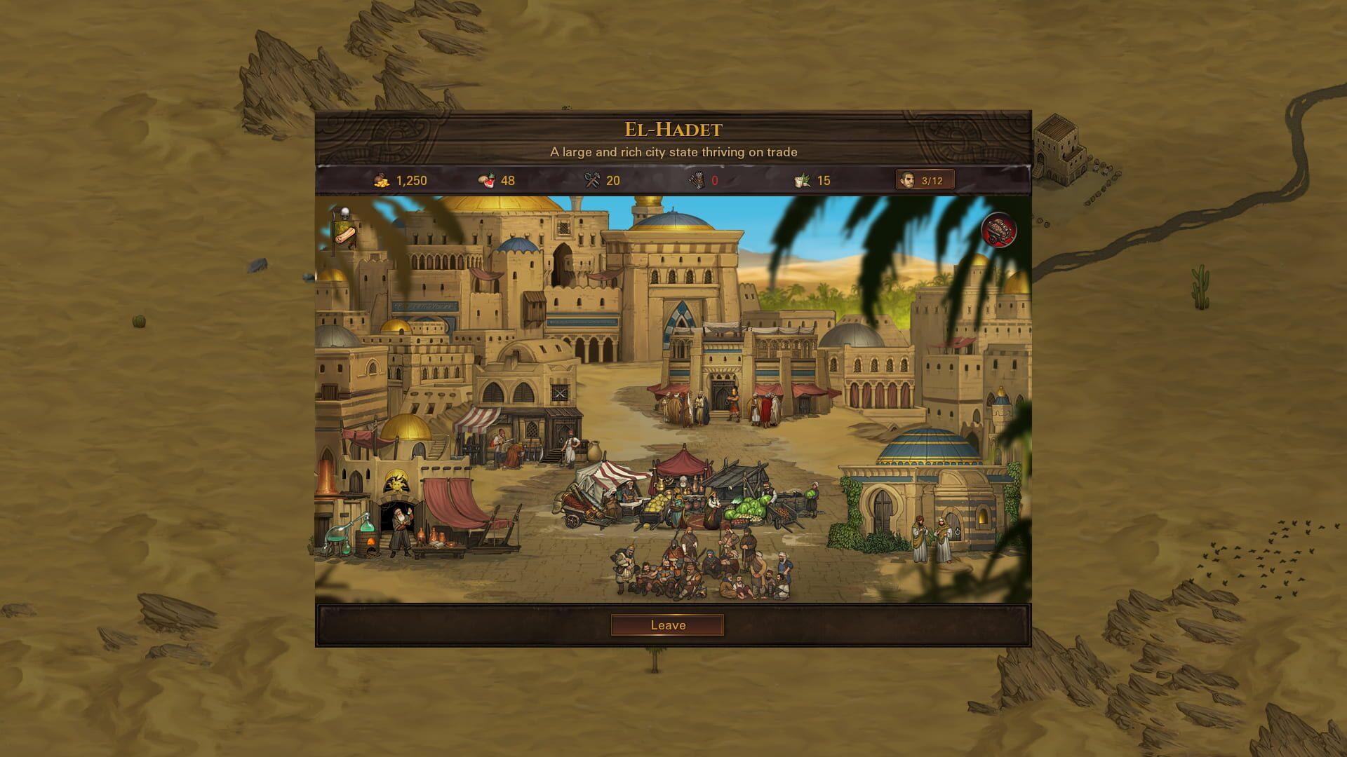 Battle Brothers: Blazing Deserts - główny screenshot z gry
