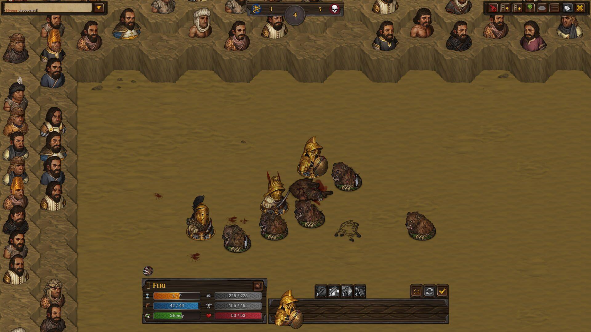 Battle Brothers: Blazing Deserts - gameplay screenshot