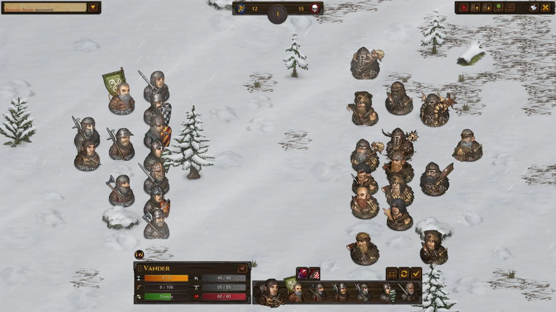Battle Brothers: Warriors of the North - akcja w grze