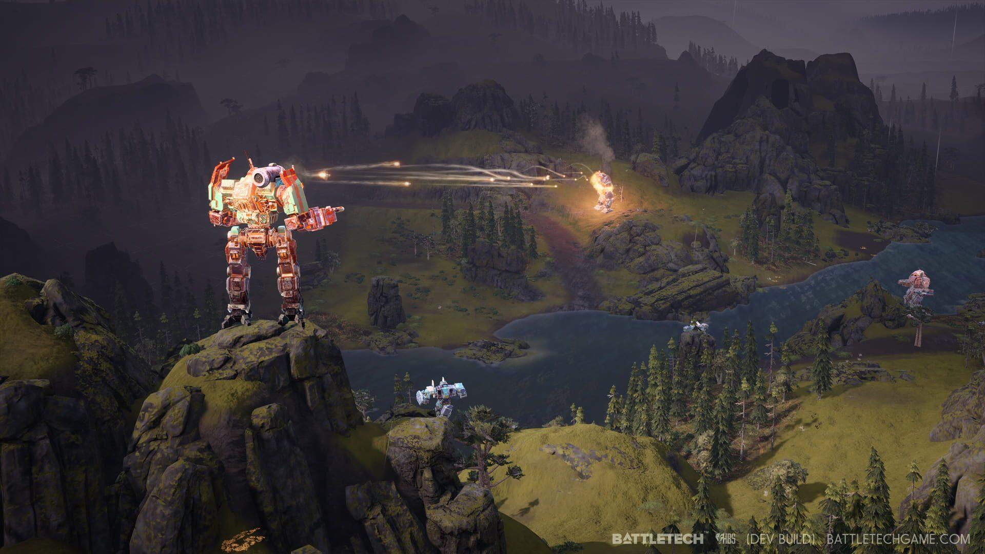 BattleTech - główny screenshot z gry