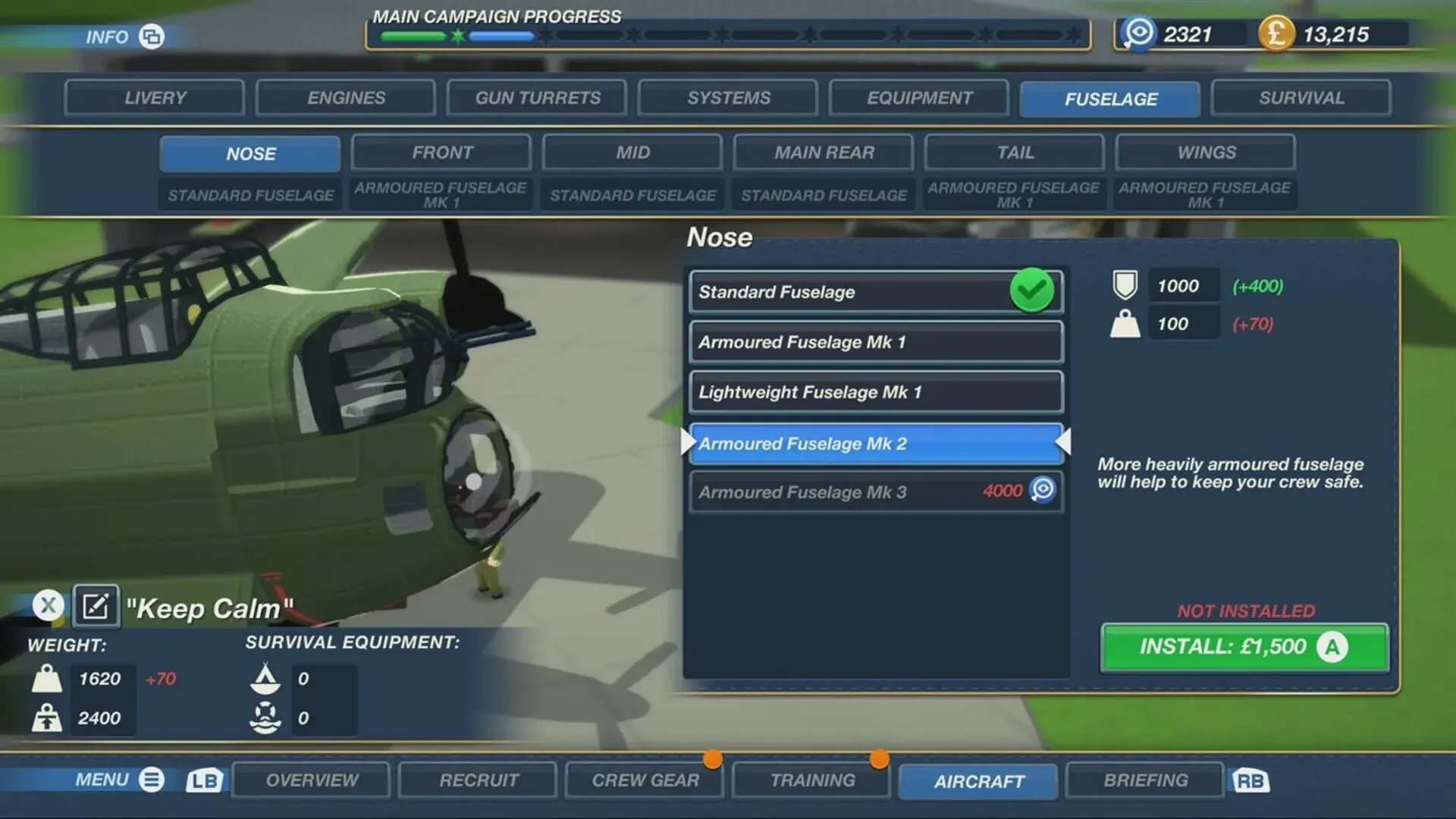 Bomber Crew: Deluxe Edition - świat gry, lokacja