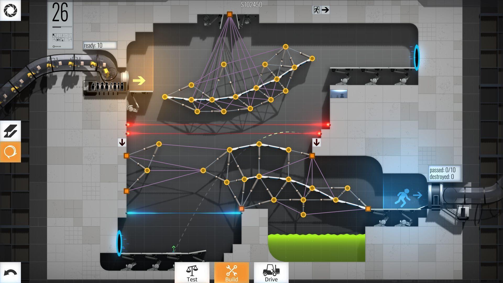Bridge Constructor Portal - świat gry, lokacja