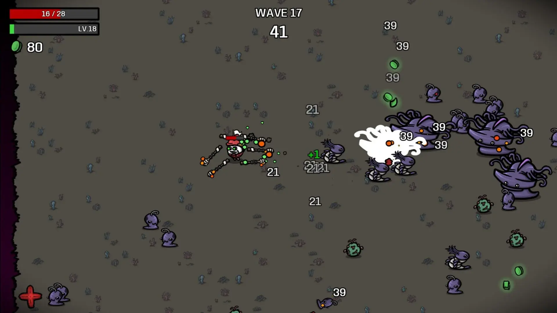 Brotato: Abyssal Terrors - główny screenshot z gry