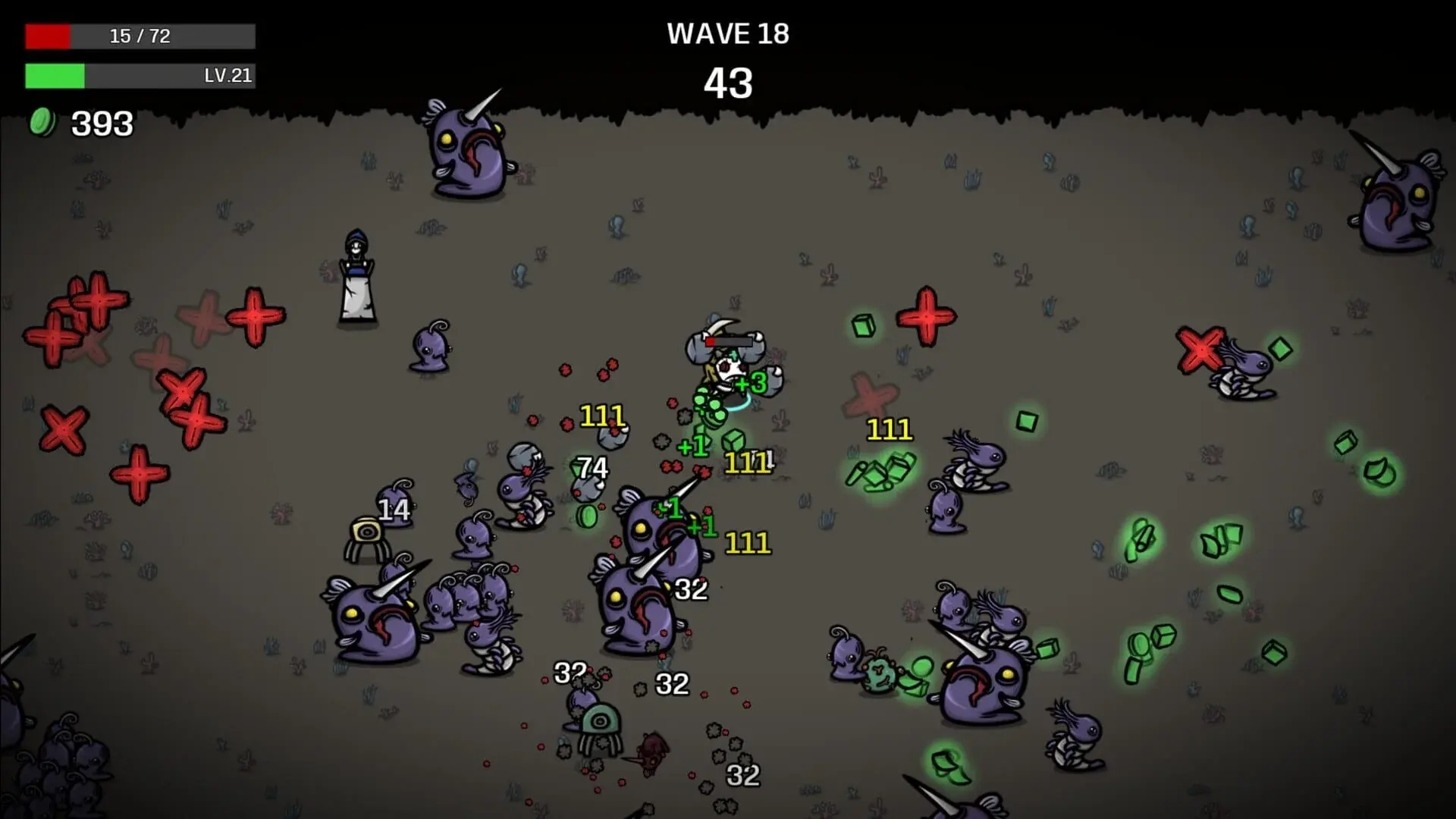 Brotato: Abyssal Terrors - akcja w grze