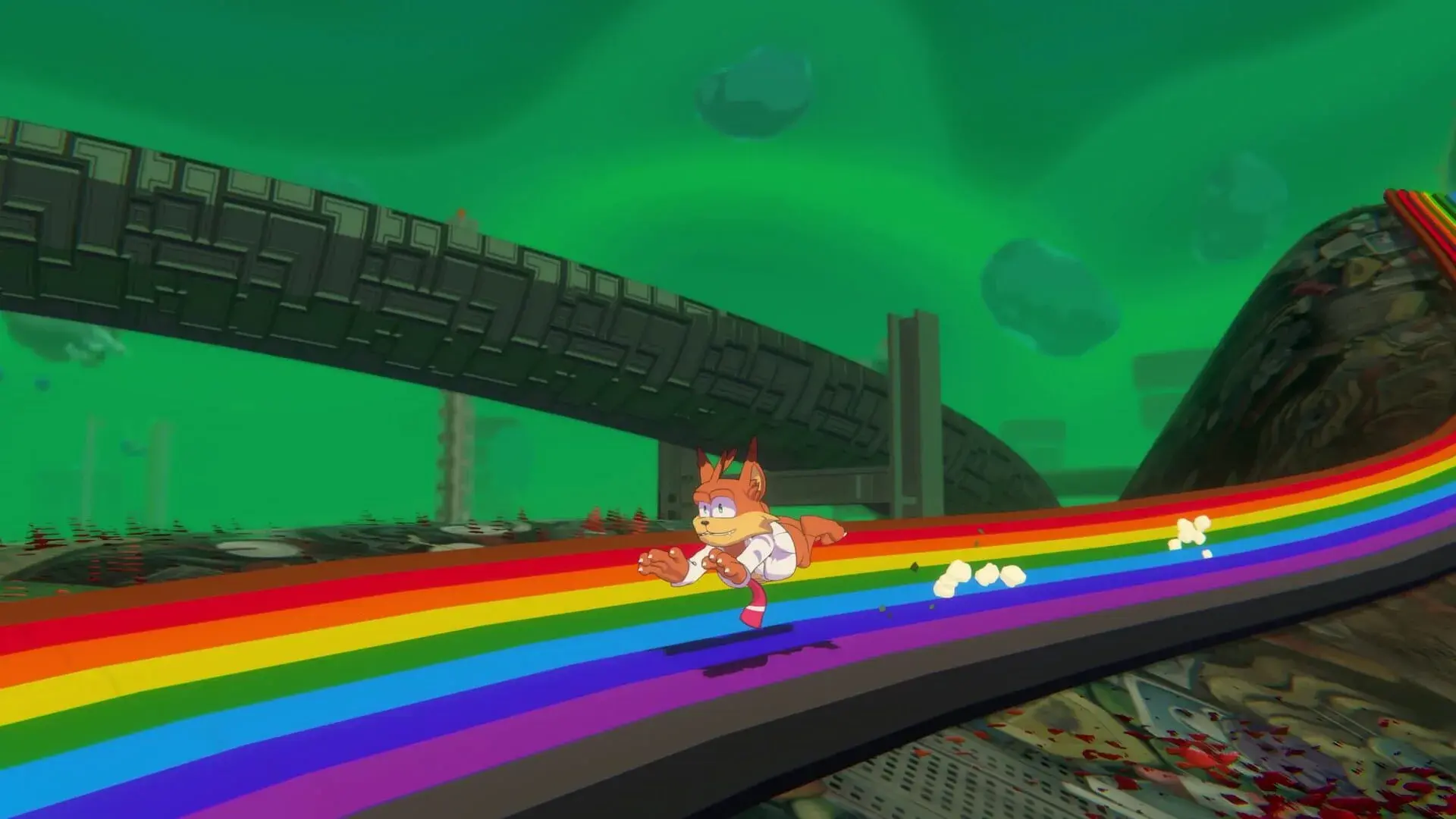 Bubsy 4D (Switch) - akcja w grze