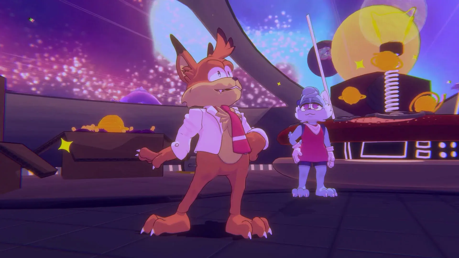 Bubsy 4D (Switch) - obrazek z gry