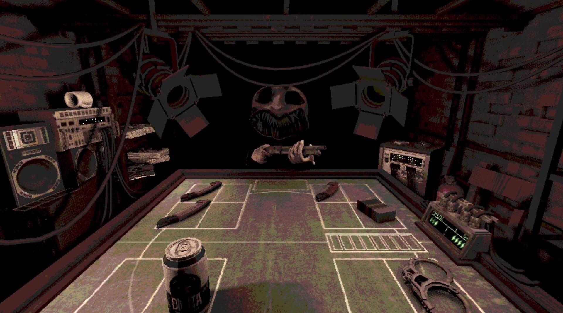 Buckshot Roulette - główny screenshot z gry