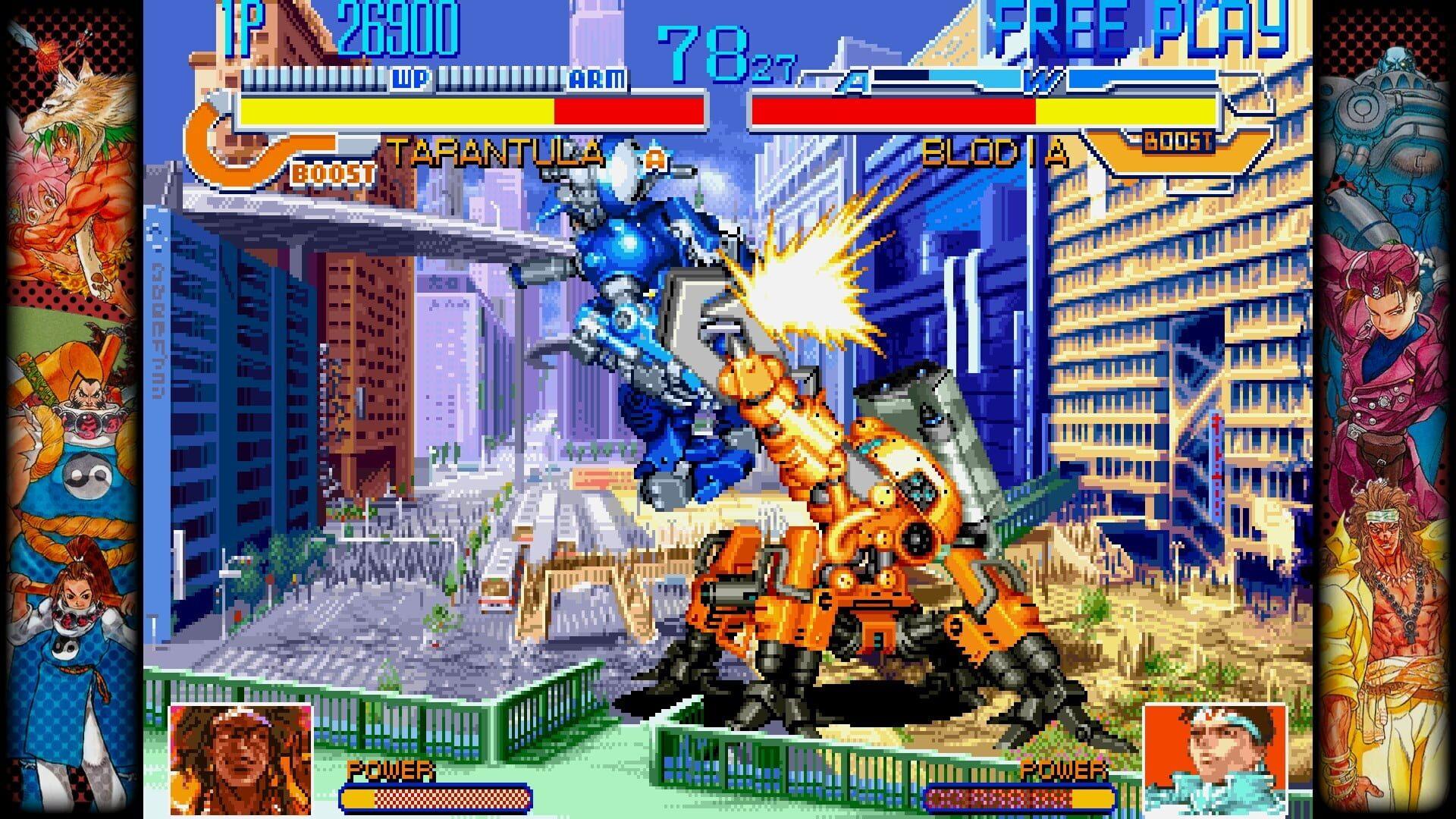 Capcom Fighting Collection - akcja w grze
