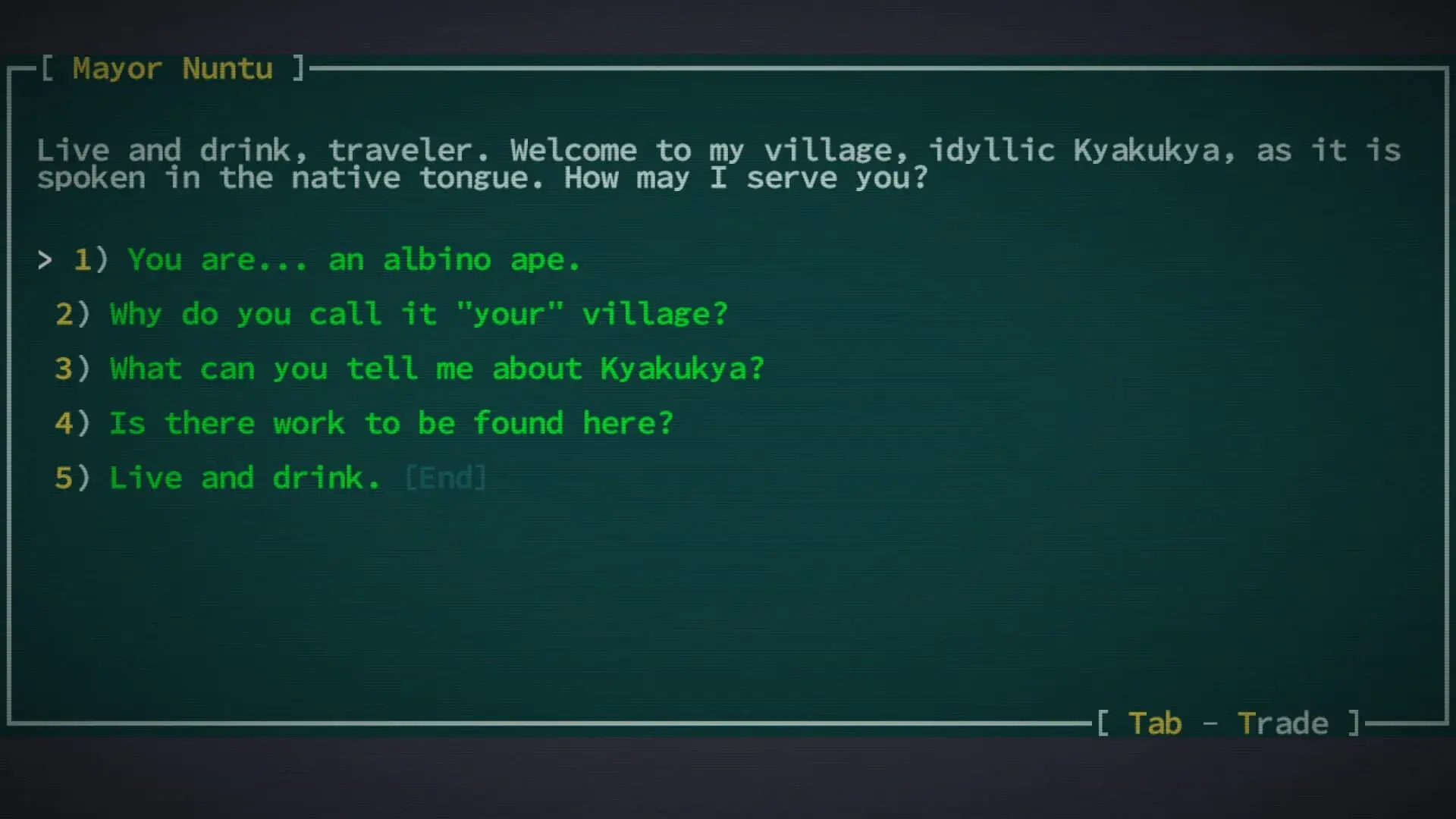 Caves of Qud - główny screenshot z gry