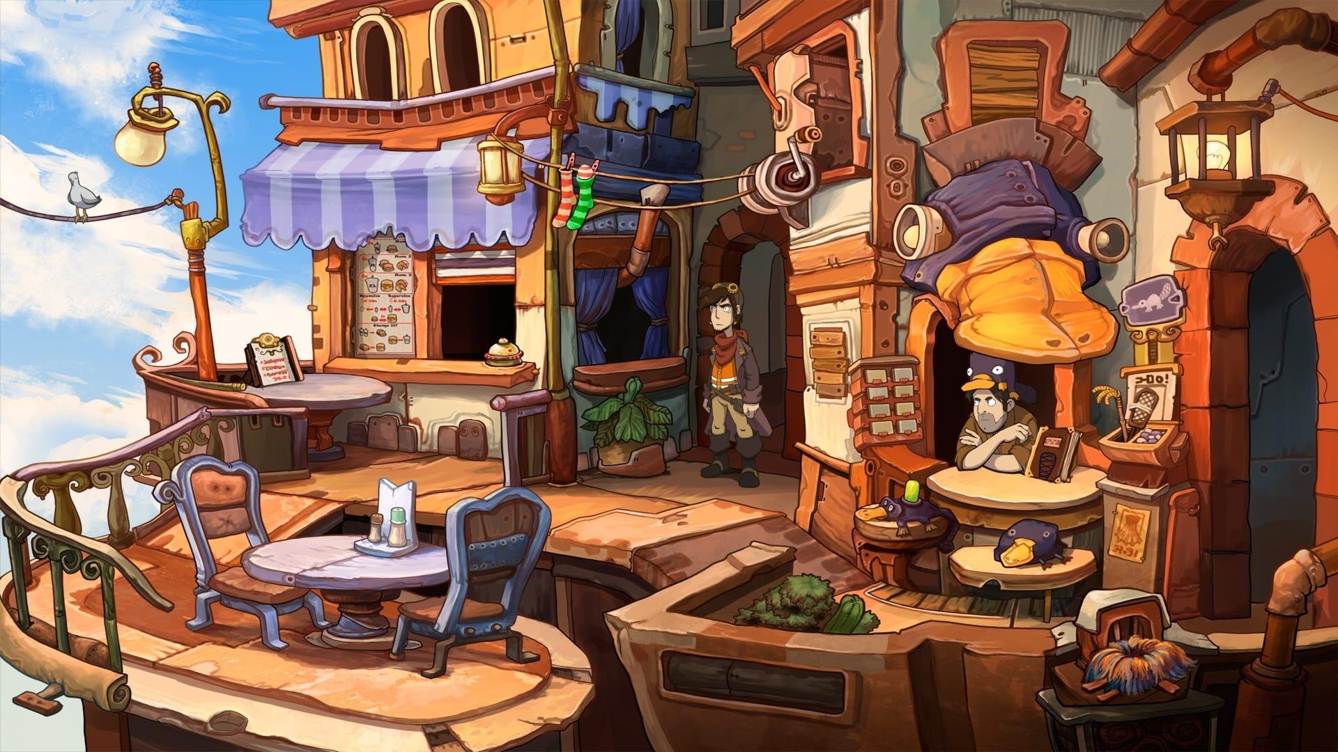 Chaos on Deponia - obrazek z gry