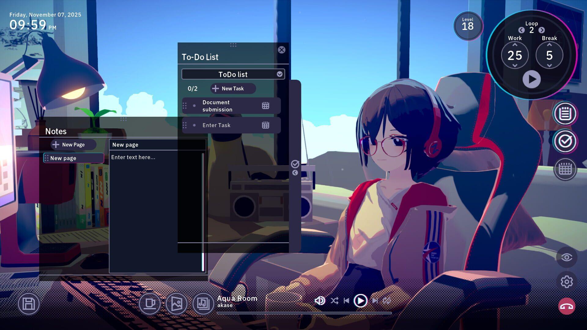 Chill with You: Lo-Fi Story - obrazek z gry
