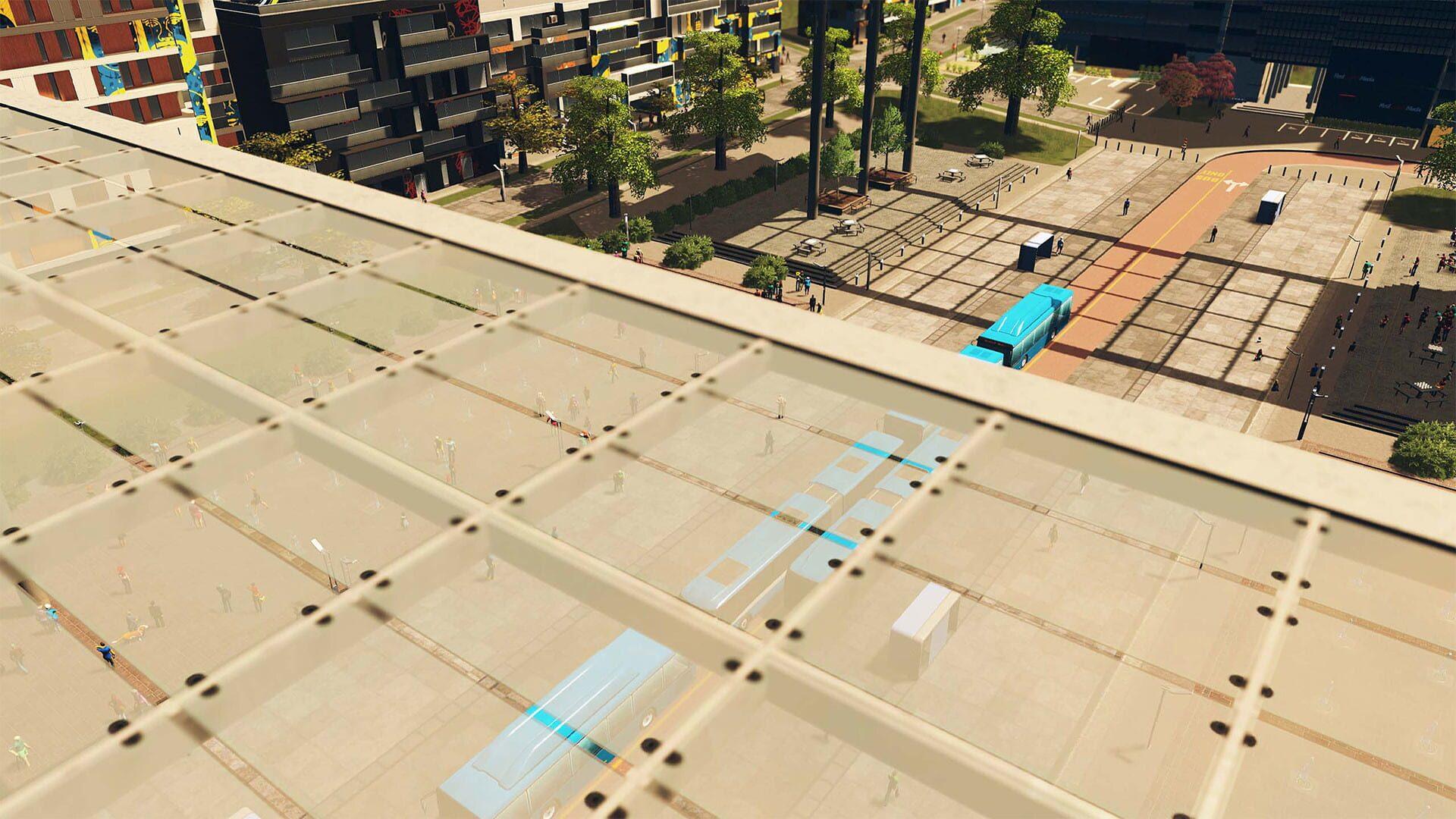 Cities: Skylines - Plazas & Promenades - gameplay screenshot