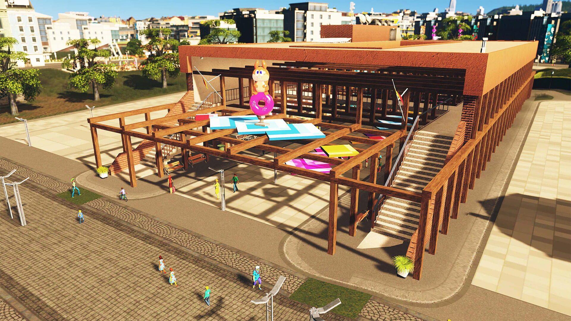 Cities: Skylines - Plazas & Promenades - obrazek z gry