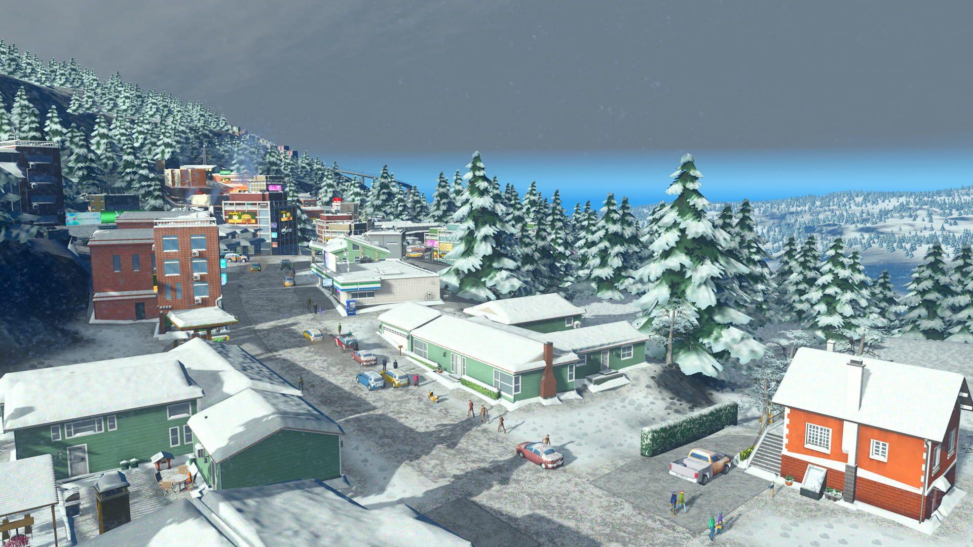 Cities: Skylines - Snowfall - akcja w grze