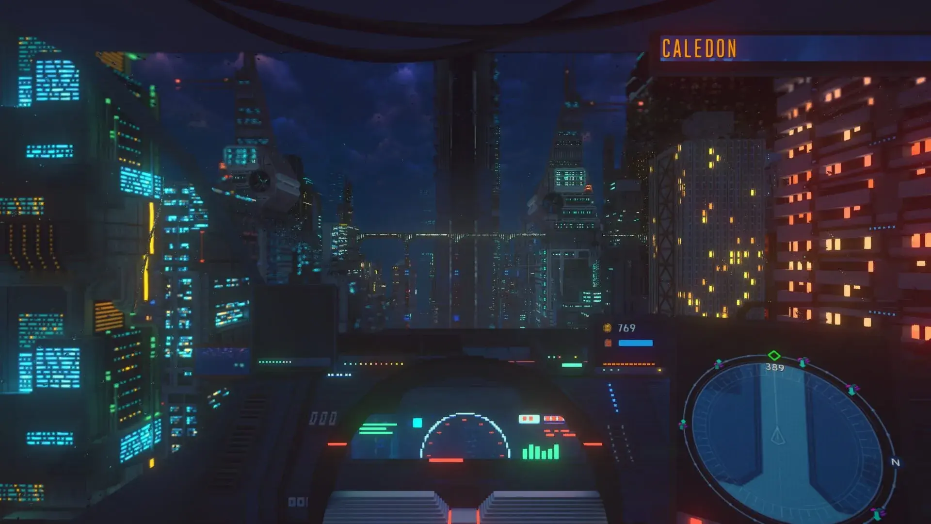 Cloudpunk (PS5) - główny screenshot z gry