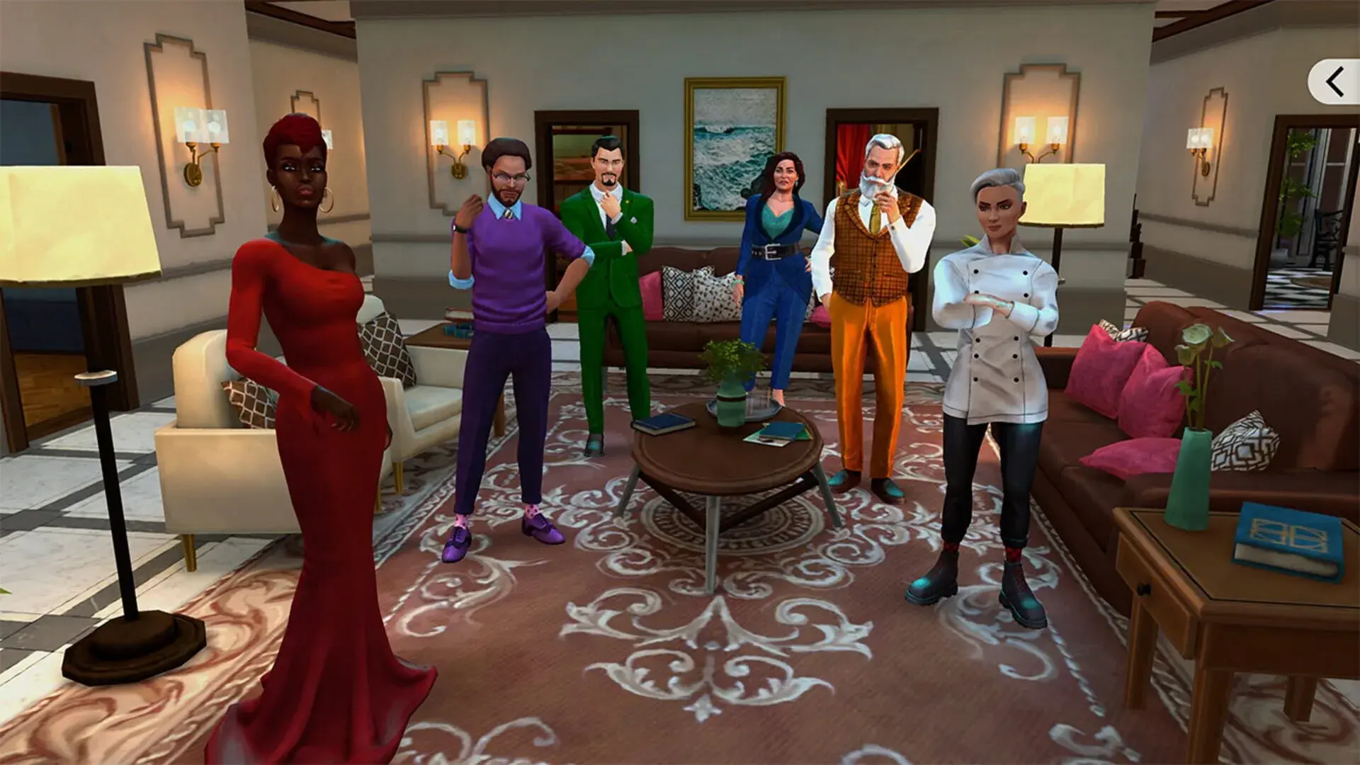Clue/Cluedo - główny screenshot z gry