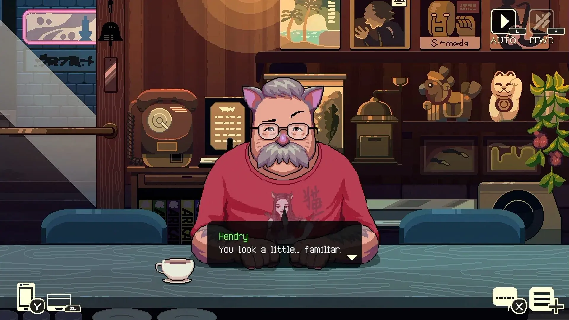 Coffee Talk: Tokyo (Xbox Series & PC) - gameplay screenshot